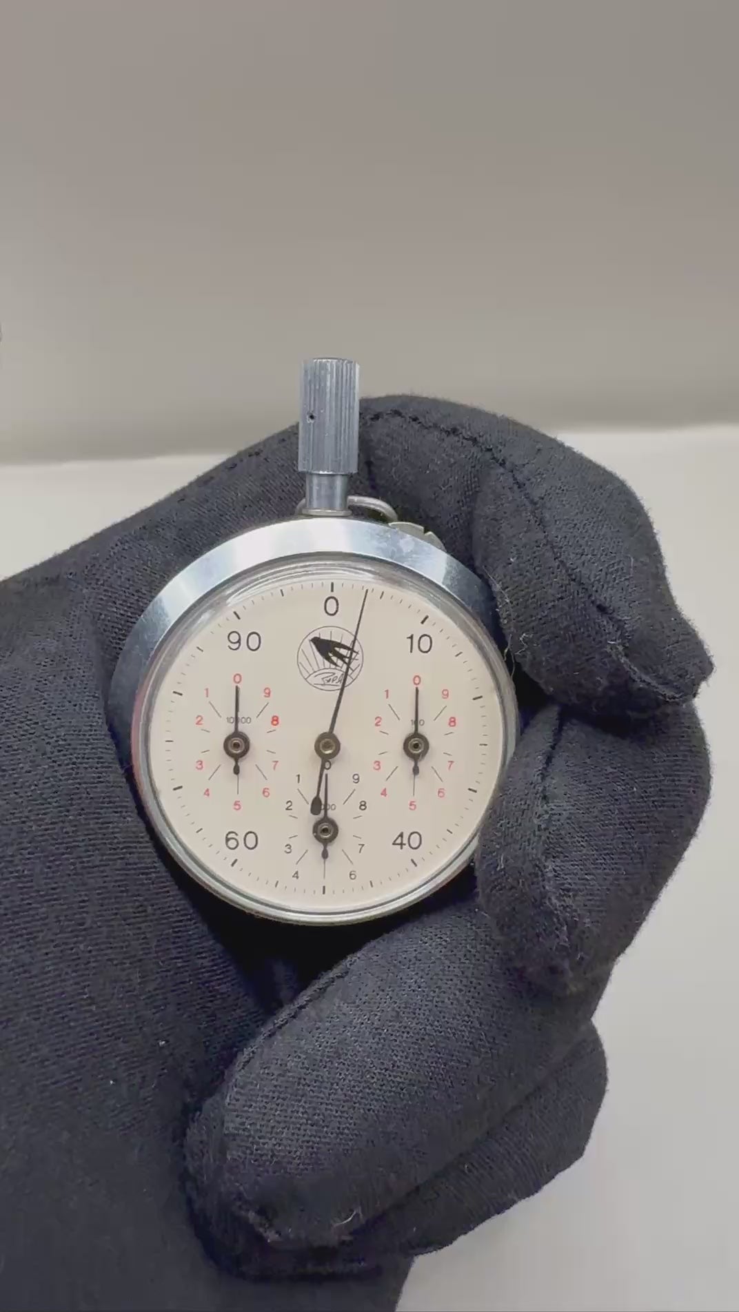 Vintage Soviet Mechanical Pedometer Zarya, Pocket Step Counter - video
