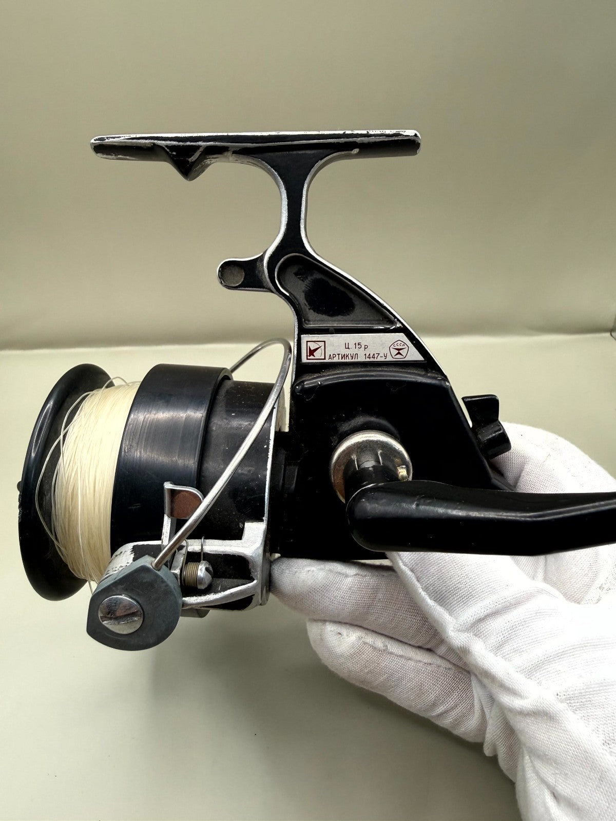 Soviet Spinning Reel Dolphin 10, Vintage USSR Fishing Gear - photo 3