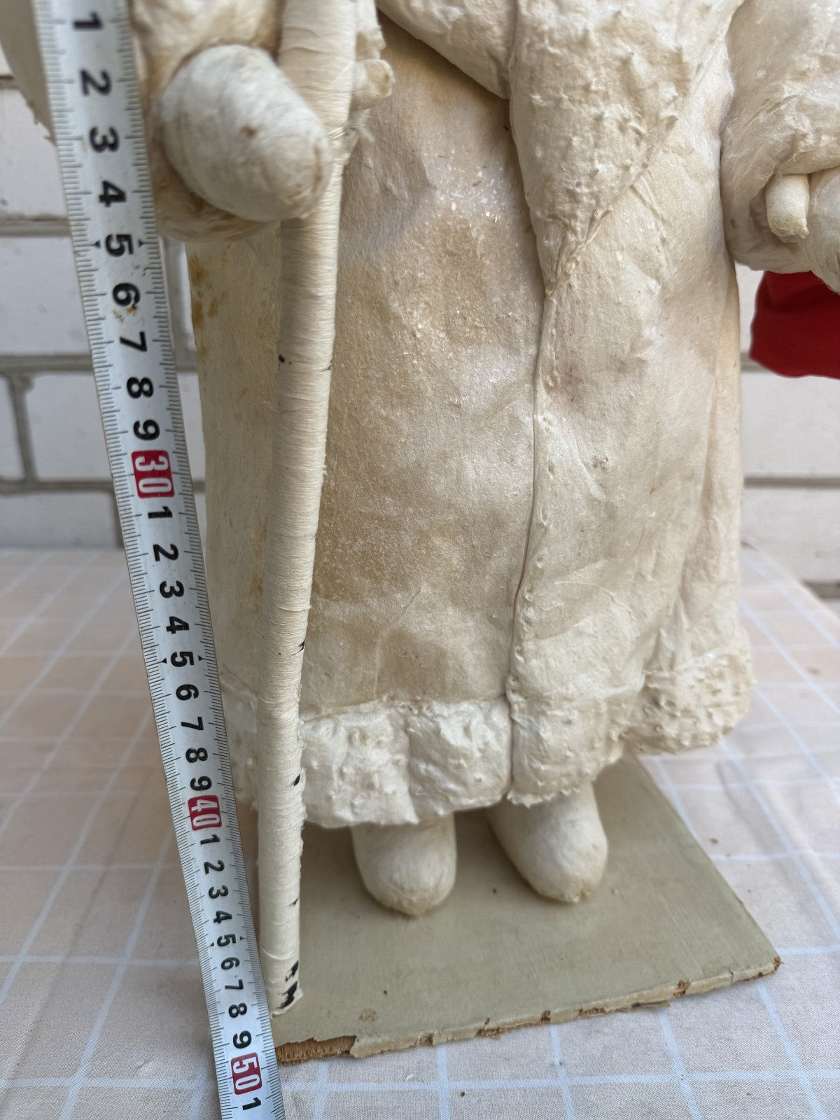 Soviet Cotton Ded Moroz Figure 50 cm, 1960s, Original Label - photo 12