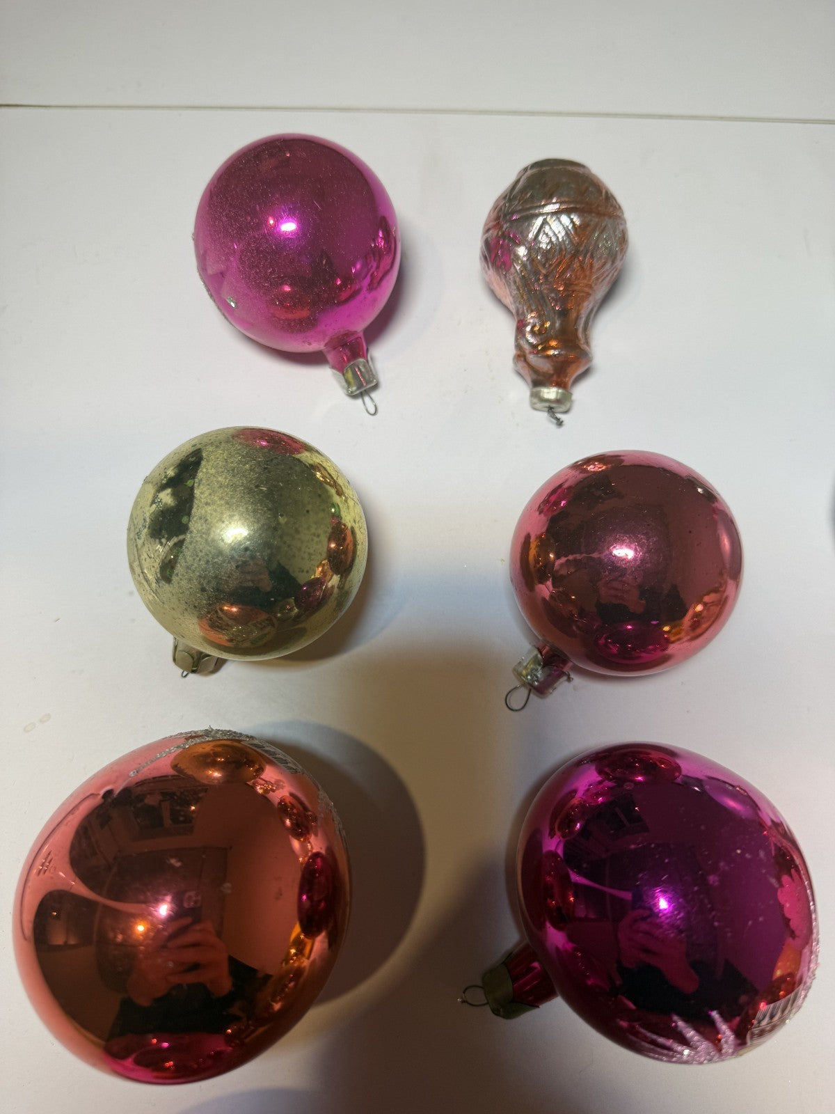 Soviet Glass Christmas Ornaments Lot of 30 Baubles (Lot 31) - photo 10