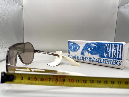 Soviet Shield Sunglasses Izyum, NOS with Original Box - photo 5