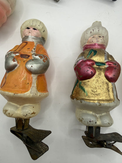Rare Soviet Clip-On Christmas Ornament Figures, Lot of 13 (Lot 33) - photo 4