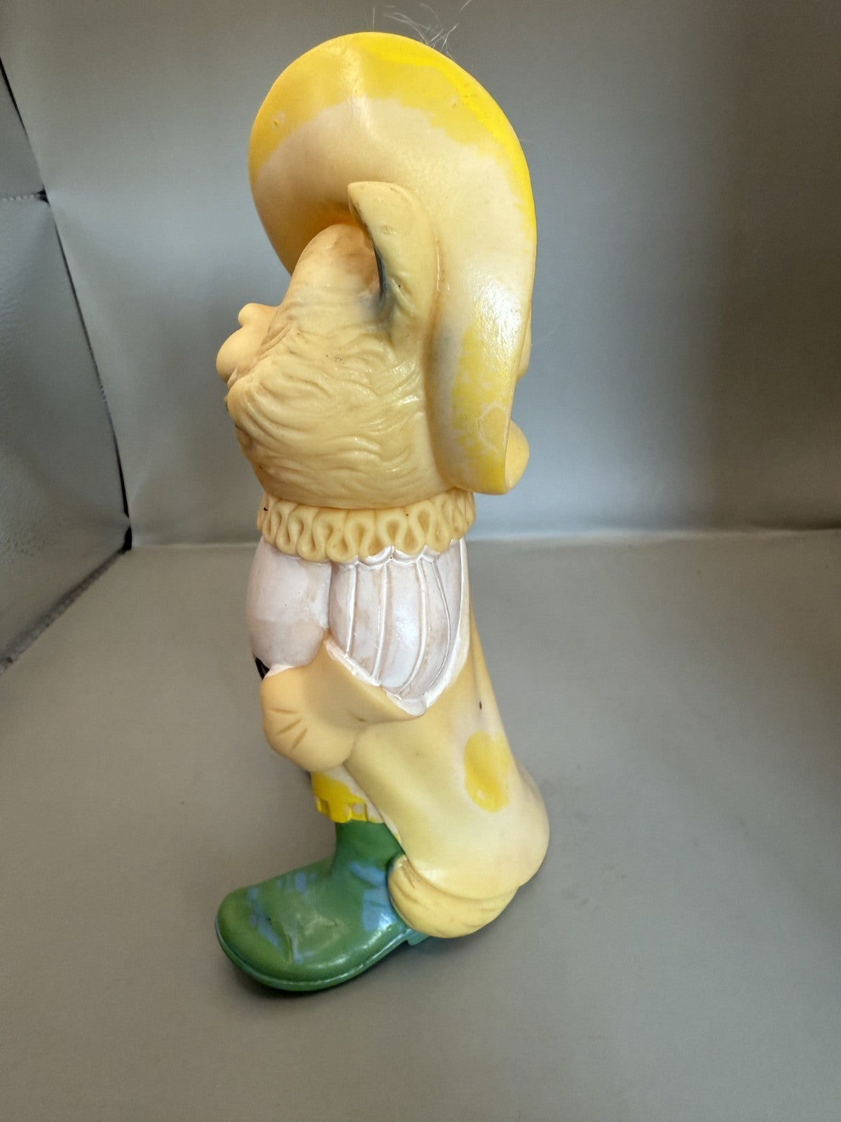 Soviet Rubber Squeaky Toy Puss in Boots Cat - photo 3