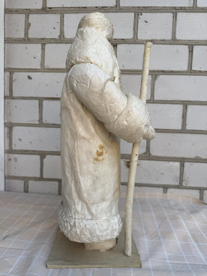 Soviet Cotton Ded Moroz Figure 50 cm, 1960s, Original Label - photo 4