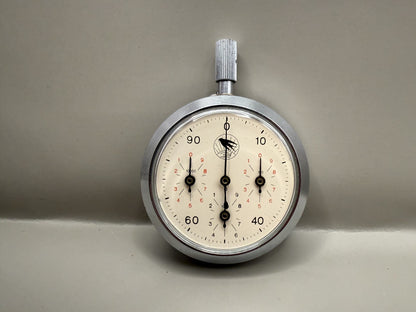 Vintage Soviet Mechanical Pedometer Zarya, Pocket Step Counter - photo 1