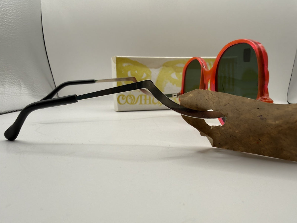 Vintage Soviet-Style Sunglasses C-126 Red, 1993, NOS in Box - photo 9