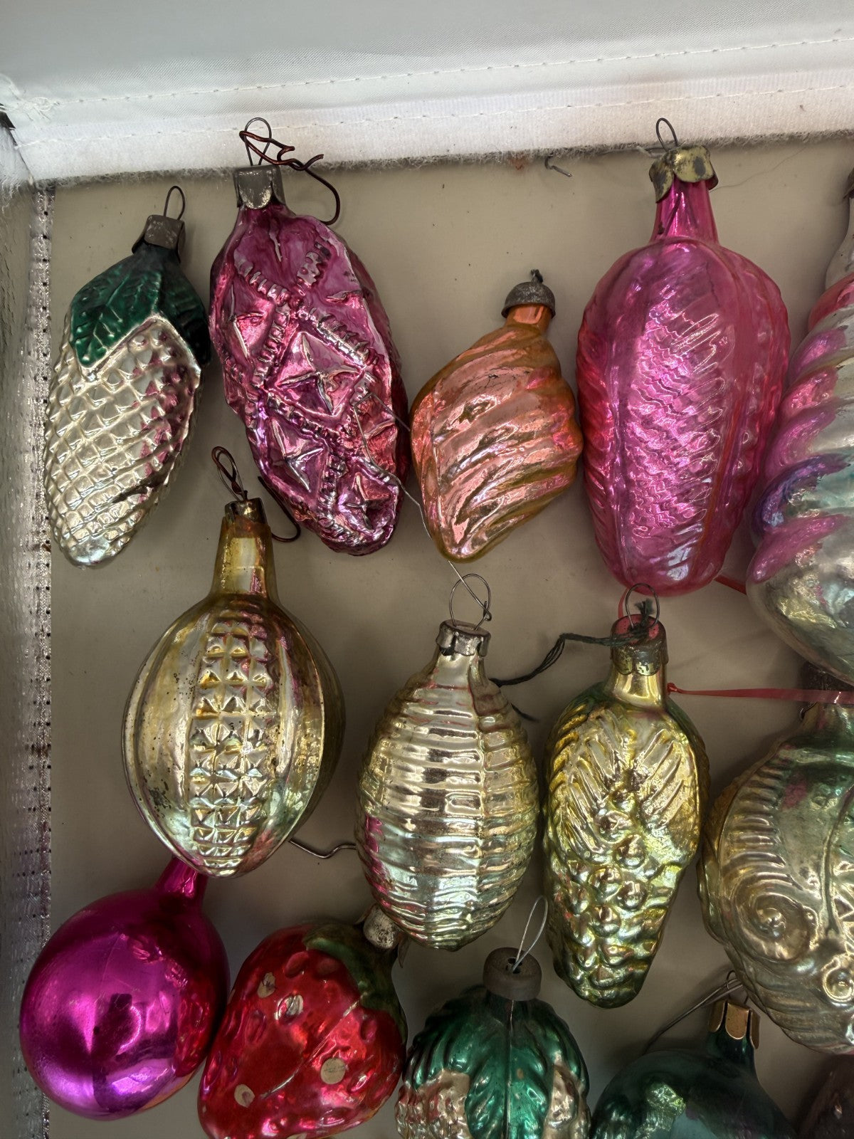 Soviet Glass Christmas Ornaments Set of 36, Vintage USSR - photo 4