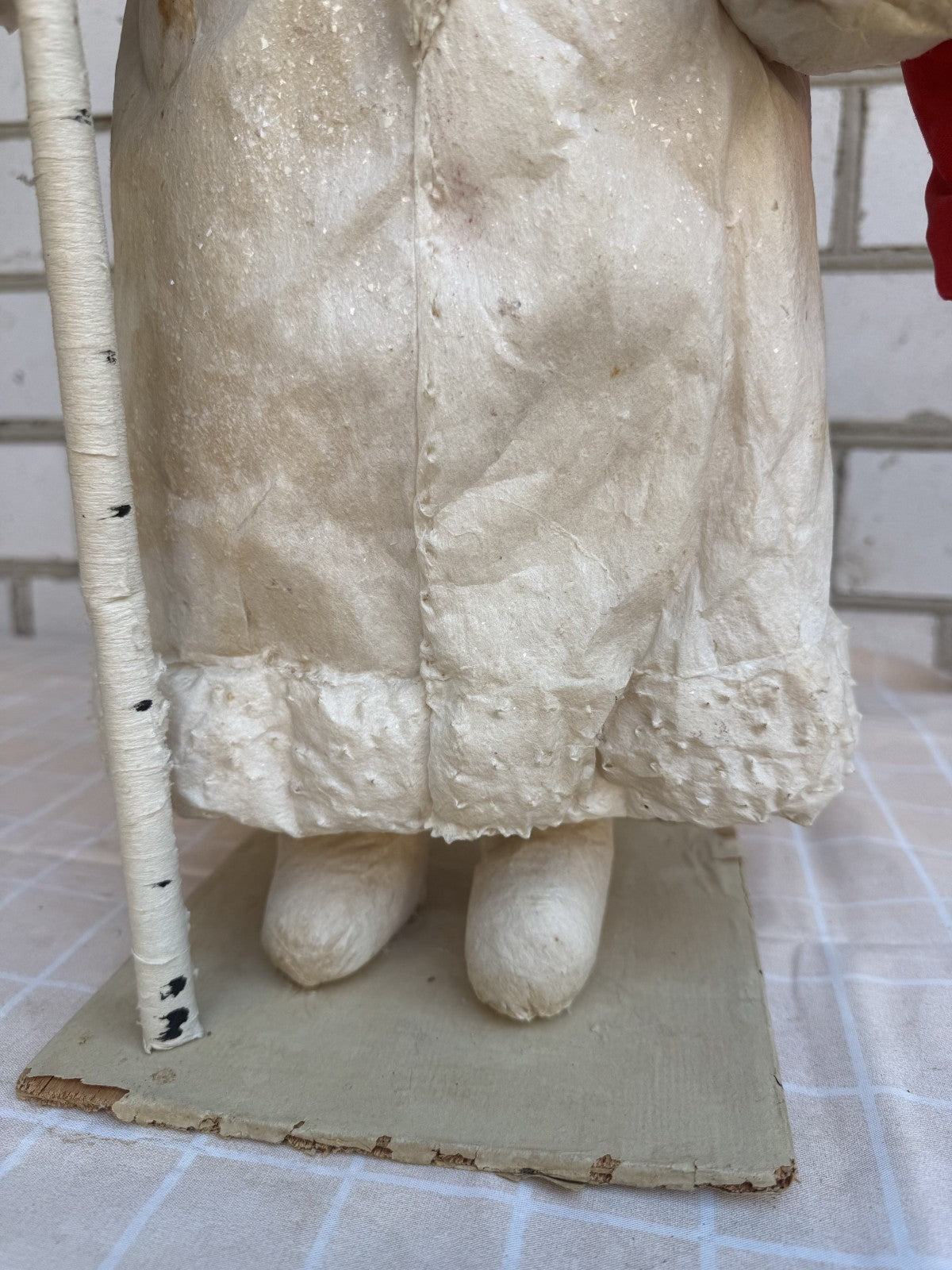 Soviet Cotton Ded Moroz Figure 50 cm, 1960s, Original Label - photo 9