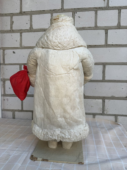 Soviet Cotton Ded Moroz Figure 50 cm, 1960s, Original Label - photo 3