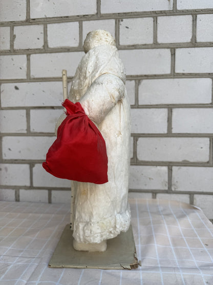 Soviet Cotton Ded Moroz Figure 50 cm, 1960s, Original Label - photo 2