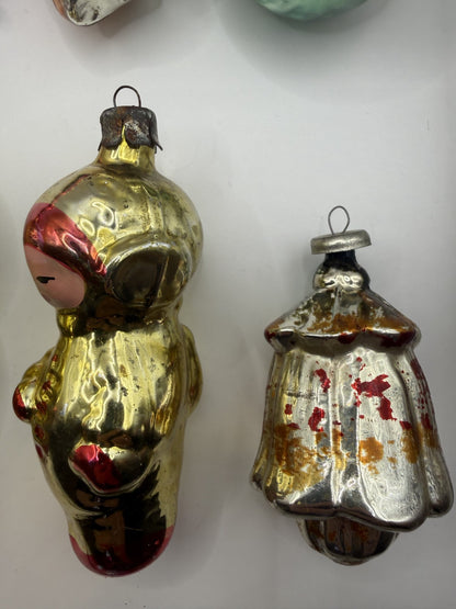 Rare Soviet Clip-On Christmas Ornament Figures, Lot of 13 (Lot 33) - photo 2