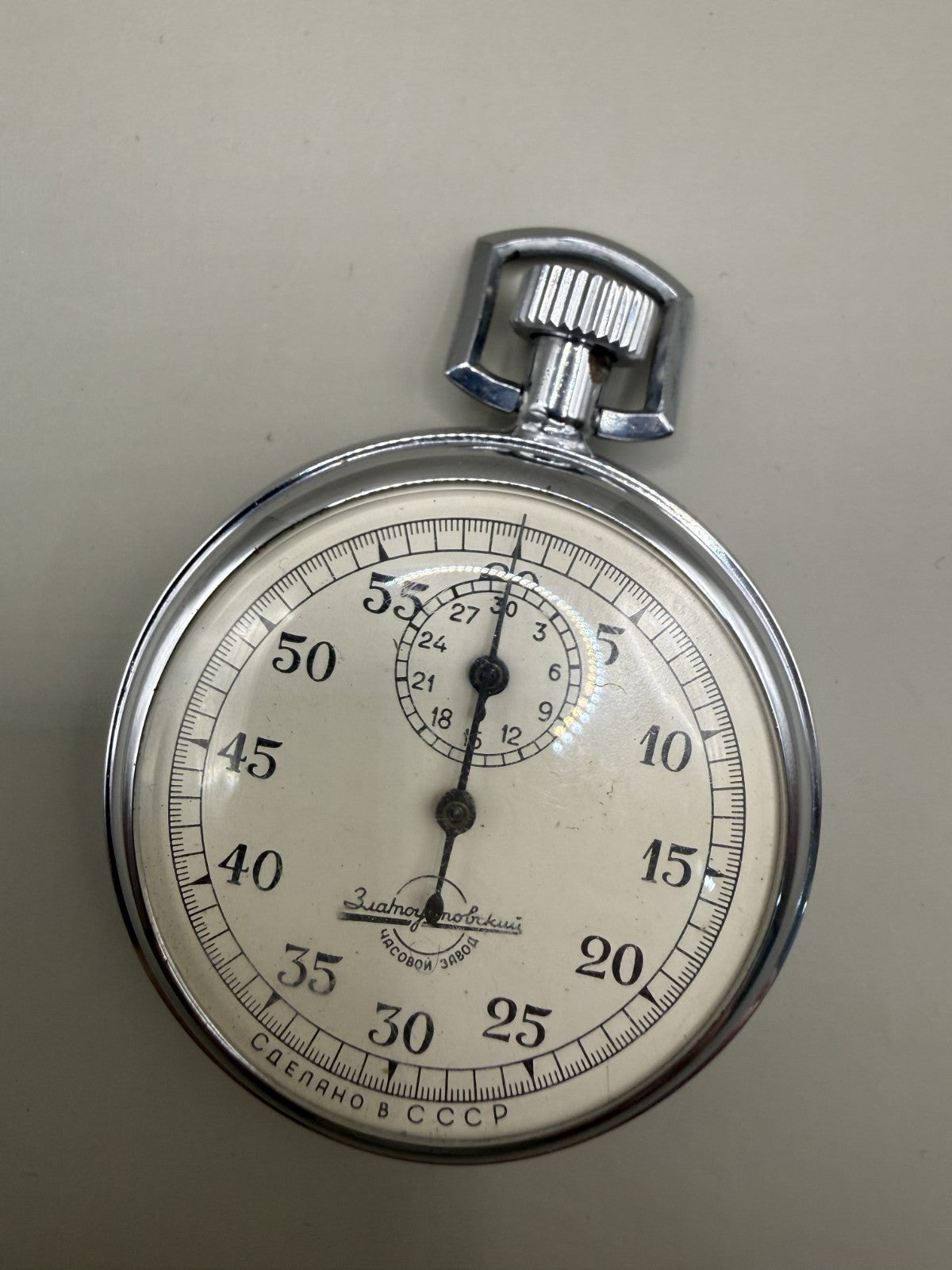 Soviet Zlatoust Mechanical Competition Stopwatch, 1960 - photo 2