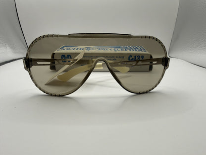 Vintage Soviet-Style Shield Sunglasses C-132, 1992, NOS in Box - photo 9