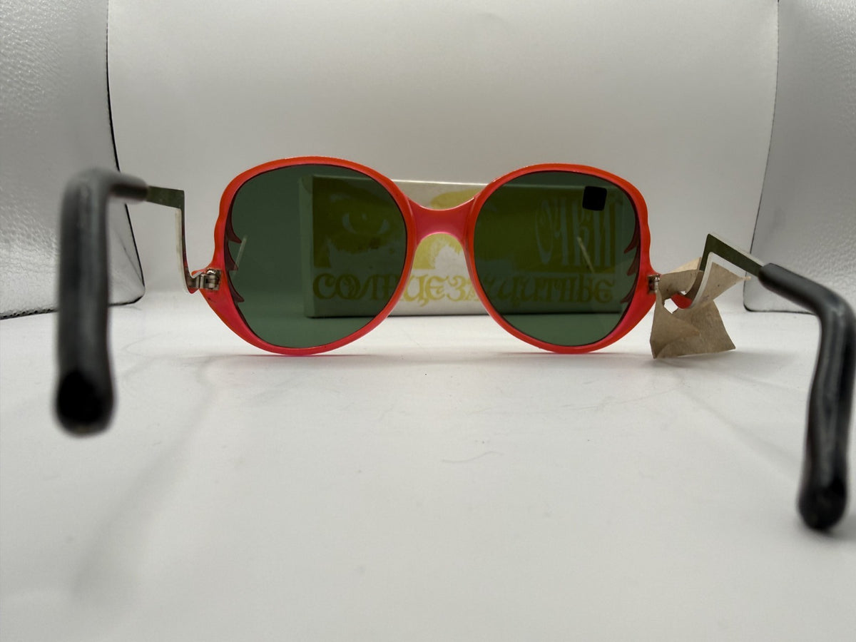Vintage Soviet-Style Sunglasses C-126 Red, 1993, NOS in Box - photo 8