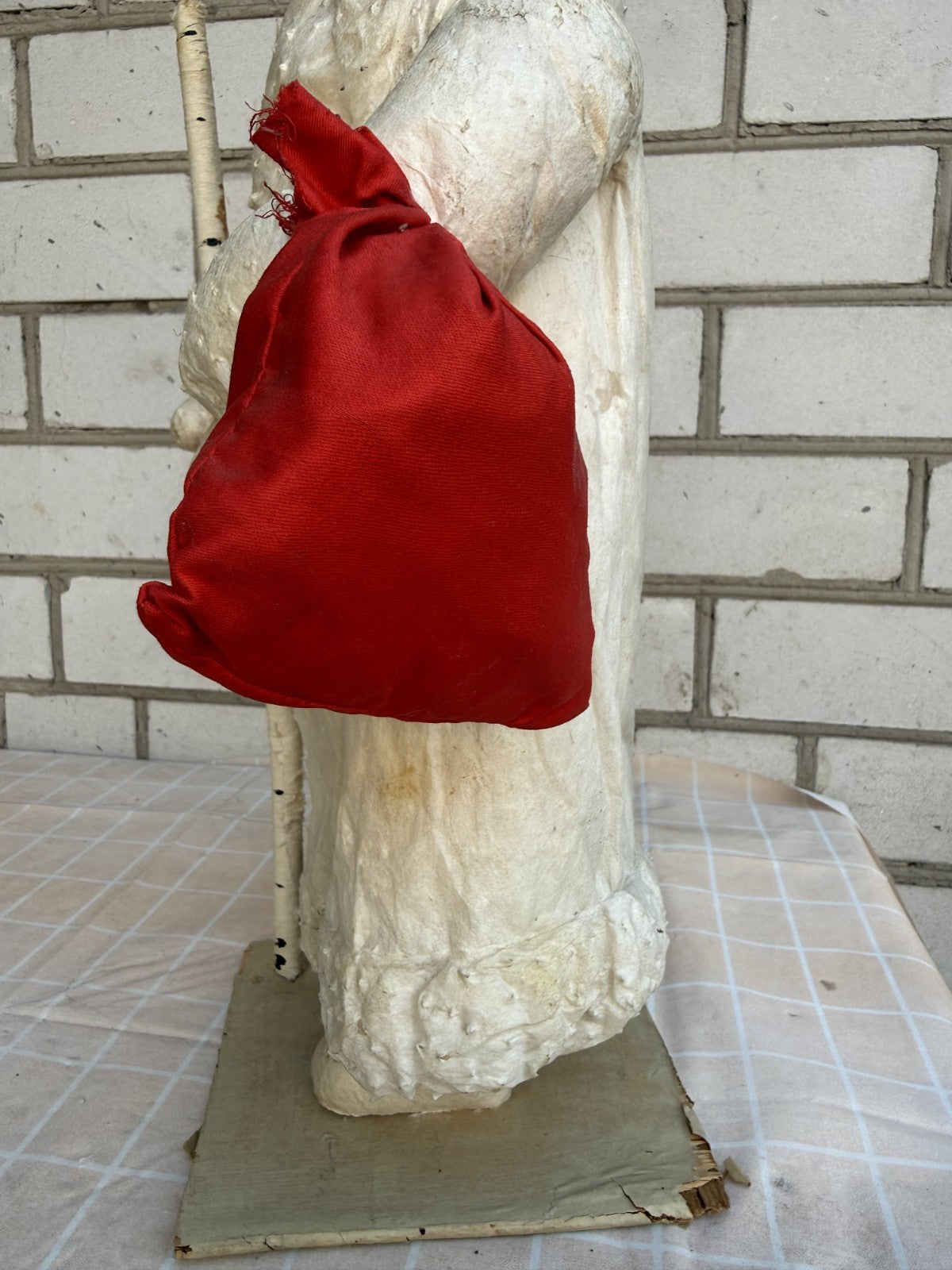 Soviet Cotton Ded Moroz Figure 50 cm, 1960s, Original Label - photo 10
