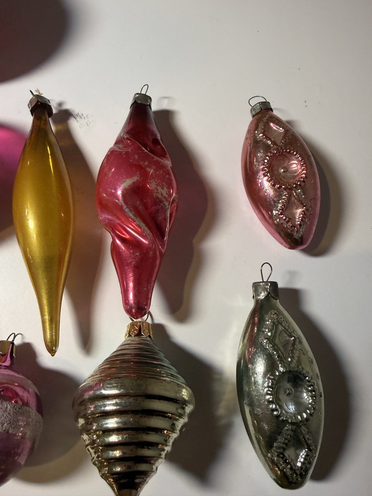 Soviet Glass Christmas Ornaments Lot of 42, Baubles & Figures (Lot 32) - photo 10