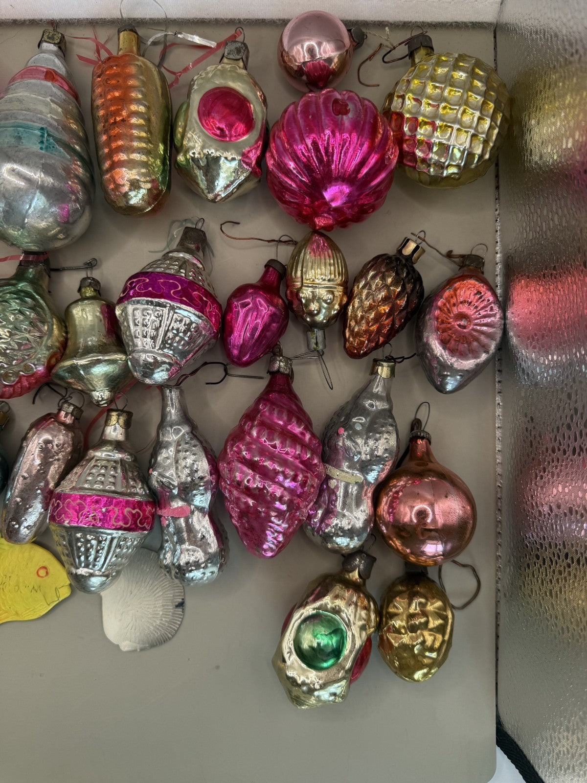 Soviet Glass Christmas Ornaments Set of 36, Vintage USSR - photo 2