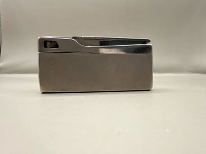 Soviet Venta Pocket Gas Lighter, Silver-Tone Metal - photo 1