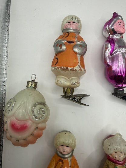 Rare Soviet Clip-On Christmas Ornament Figures, Lot of 13 (Lot 33) - photo 5